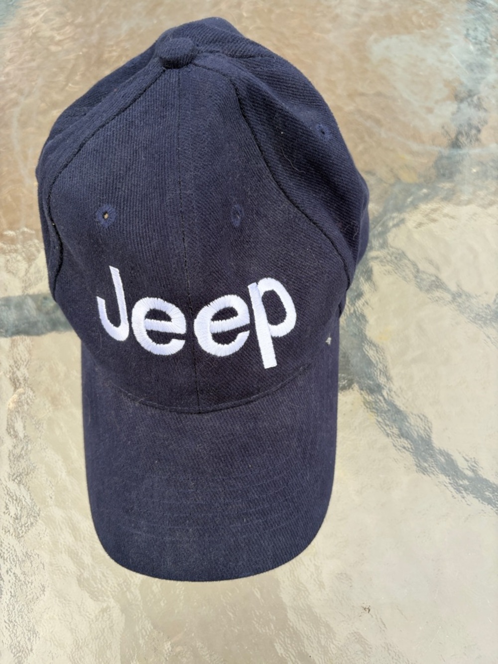 Jeep Navy Blue Baseball Cap with White Logo